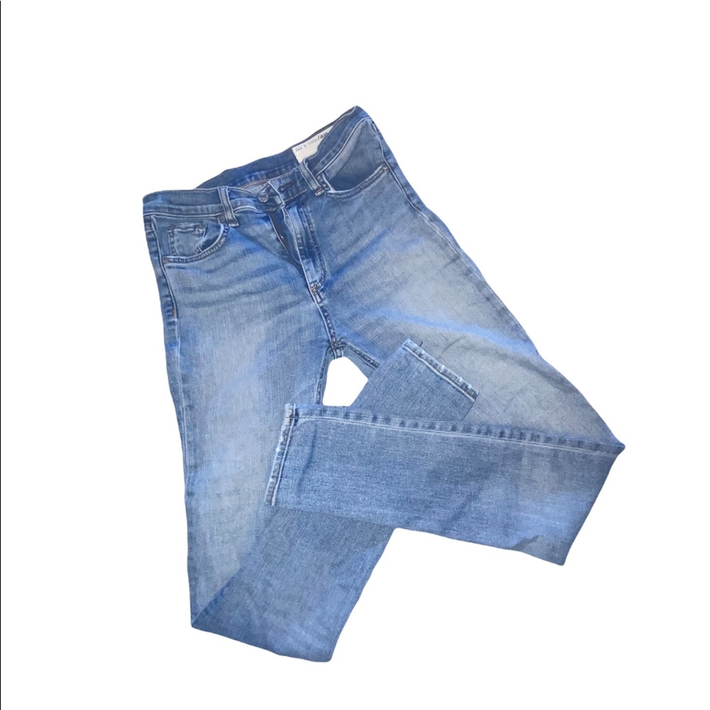 Rag & Bone Diva Jean in Freemont Hi Rise Light Wash Skinny Fit Stretch Jeans 27